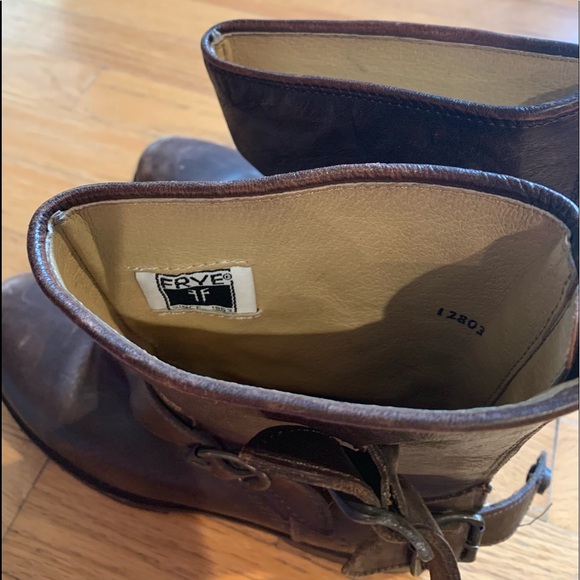 Frye Buckle Boots sz 9 - Picture 2 of 5